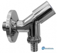 TAP LINEA WITH CYLINDER HANDLE AND HOSE CHROME